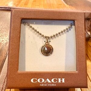Coach Gold-Tone Pendant Necklace “B” Initial